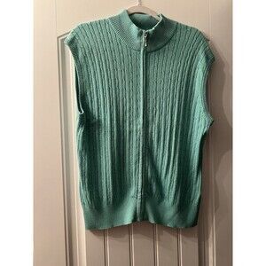 mcilhenny tabasco Sweater Vest Green Large Women’s